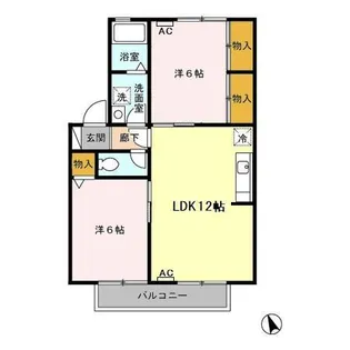 静岡県藤枝市瀬古2丁目【アパート】の間取り