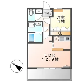 静岡県榛原郡吉田町住吉【アパート】の間取り