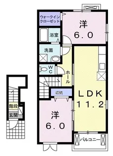 静岡県島田市金谷天王町【アパート】の間取り