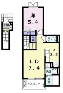 ティー ガーデン【2階】の間取り