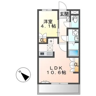 静岡県榛原郡吉田町神戸【アパート】の間取り
