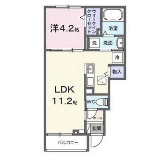 静岡県焼津市塩津【アパート】の間取り