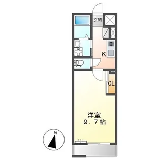 静岡県藤枝市田沼5丁目【アパート】の間取り