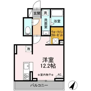 静岡県島田市中河【アパート】の間取り