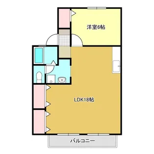 セジュール石津A【202号室】の間取り