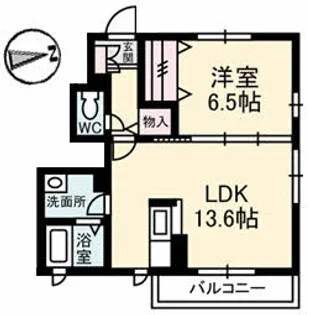 アヴァンシアT【1階】の間取り