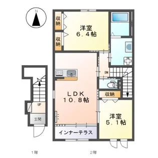 フォルビート【2階】の間取り