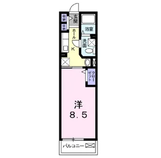 ヴェルメゾン【2階】の間取り