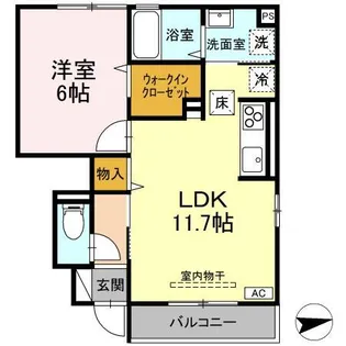 ロイヤルステージ国屋町【1階】の間取り
