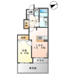 シェリール【1階】の間取り