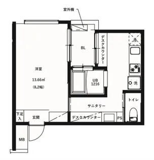 reve大津朝倉【1階】の間取り