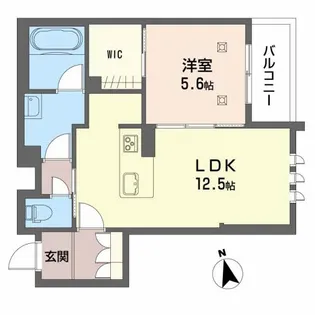 カ−サ・グリナ−ジュMJ−A【3階】の間取り