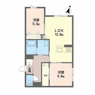 Noce堂形【2階】の間取り