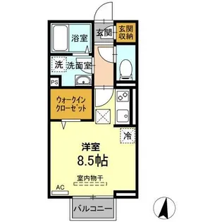 グランドゥ ヴァンベール【1階】の間取り