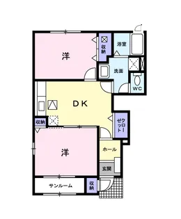 カーサ プラシードⅠ【1階】の間取り