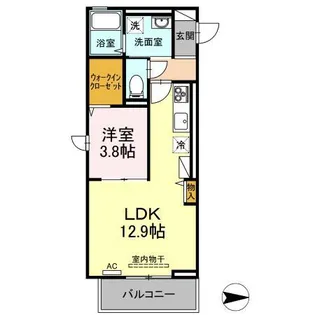 スフィーダ【3階】の間取り