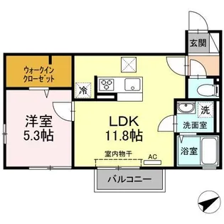 モッペル【1階】の間取り