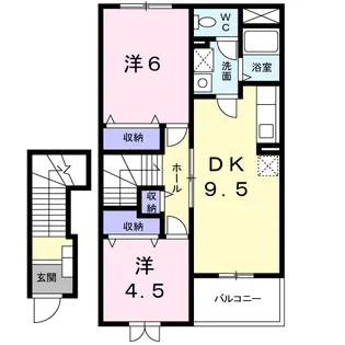 コネクションA【2階】の間取り