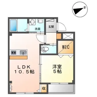 モンテローゼ上乃木【2階】の間取り