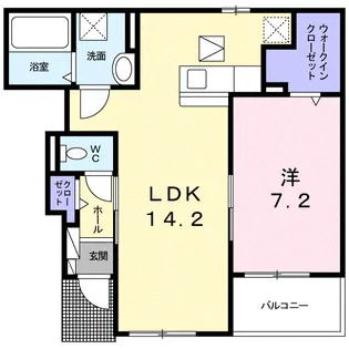 ステラ川津【1階】の間取り