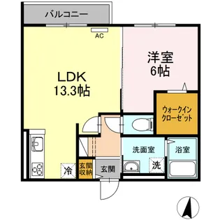 ツインテラスⅩ【3階】の間取り