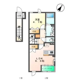 トレイル【2階】の間取り