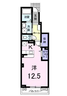 スターリーフォーレストB【1階】の間取り