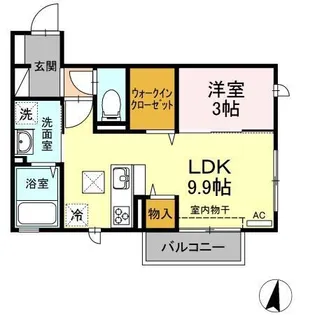 センティア.M【1階】の間取り