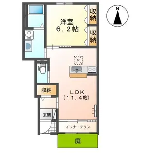 カンパーナ【1階】の間取り