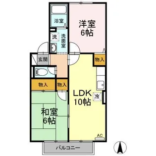 パルテール【2階】の間取り