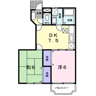 すえひろ弐番館【1階】の間取り