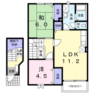 すえひろ壱番館【2階】の間取り
