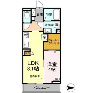 クレストールⅡ【2階】の間取り