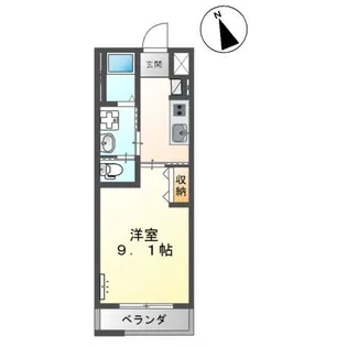 ヴェリテ【2階】の間取り