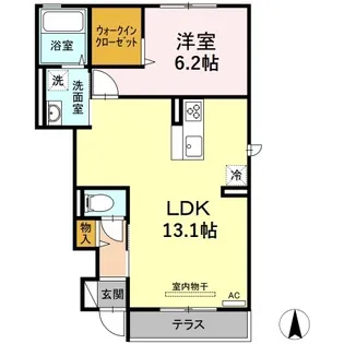 セジュールけやき坂 Ⅰ棟【1階】の間取り