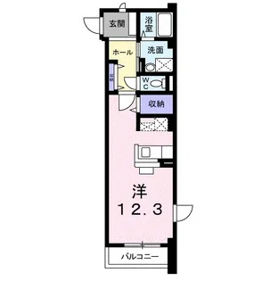シャンポールA【1階】の間取り