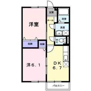 秀明2nd【1階】の間取り
