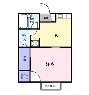 オリエント【2階】の間取り