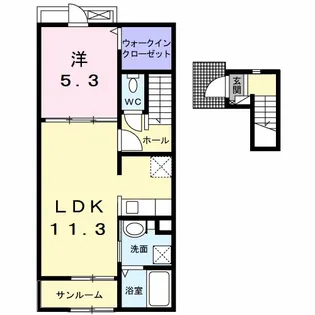 J−シャモニー スロープ I【2階】の間取り