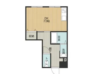 イースト1205【101号室】の間取り