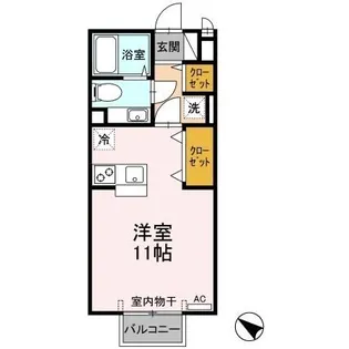 シンシアヒルズ【2階】の間取り