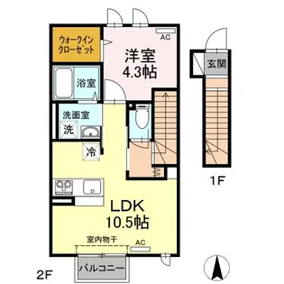Faust【2階】の間取り