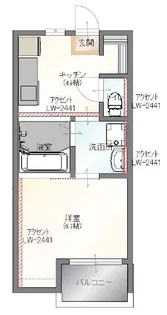 SUN VIVACE塩冶【1階】の間取り