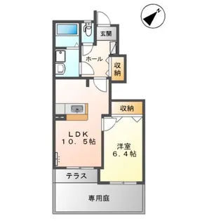 シェリール【1階】の間取り