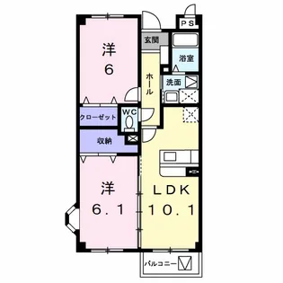 ガイア【2階】の間取り