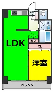泉ロイヤルビル【4階】の間取り