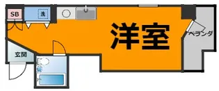 チサンマンション丸の内第6【3階】の間取り