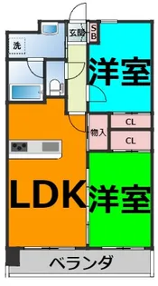 レージュ竜泉【2階】の間取り