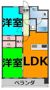 レージュ竜泉【2階】の間取り