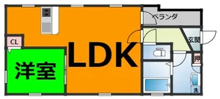 Leo Aries 花の木【2階】の間取り